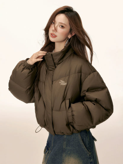 Short Duck Down Warm Casual Padded Jacket