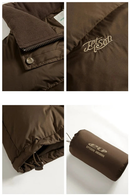 Short Duck Down Warm Casual Padded Jacket